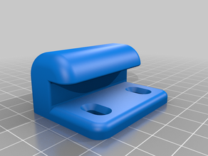 klamker - handle latch household door 3d print model - Mito3D