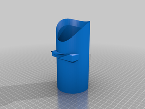 pot boya swoosh kalem tutucu organizasyon kalemleri 3d print model - Mito3D