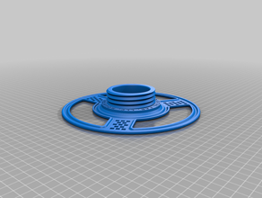 filament spool 2 pieces threaded 3d printer parts prusa 3d print model - Mito3D