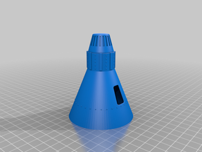 friendship 7 space capsule remix scans & replicas 3d print model - Mito3D