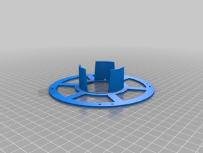 my customized filament spool 3d printer accessories 3d print model - Mito3D