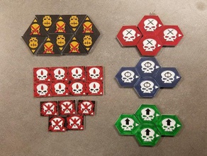 apocalypse tokens wh40k games markers warhammer warhammer40k 40k 3d print model - Mito3D