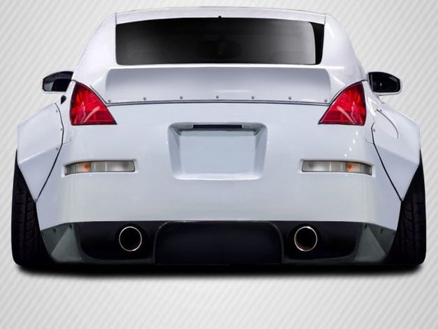 nissan 350z rocket bunny diffuser 1 10 scale r c vehicles french rc car 3D print model - Mito3D