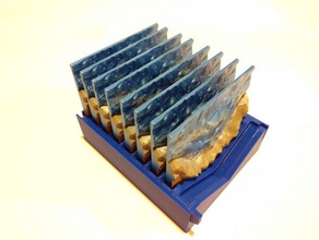 settlers catan water tile tray games 3d print model - Mito3D