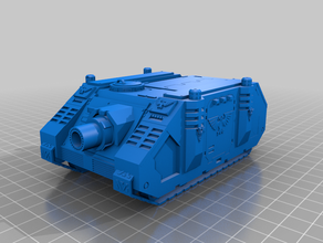 space marine vindicator tank modelleri 40k warhammer 3d print model - Mito3D