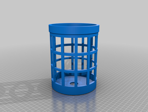 fixed tennant cage lantern costume dr tardis 3d print model - Mito3D
