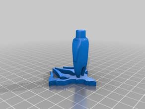 con base alternativa robjp 's hollow knight mini fig utilizando los reyes de la marca las esculturas hueco caballero juego video 3d print model - Mito3D