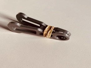 variable de la fuerza clip pinza ropa pin los hogares abrazaderas palillo tender no corrodible peg banda goma primavera un mecanismo resorte fuerte 3d print model - Mito3D