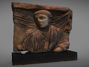 parça lahit 3dprintable 3dprinter 3dprinting 3dscan 3dscanned 3dscanner 3dscanning kültürel miras mezar taşı Yunan mitoloji din Roma heykel tombstone 3d print model - Mito3D