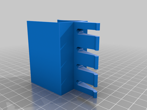 my customized clampable cable holder organization 3d print model - Mito3D