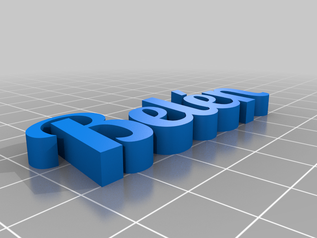 bel n customized 3D print model - Mito3D