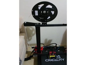 creality cr-10s pro top filament guide 3d printer parts cr10s 3d print model - Mito3D