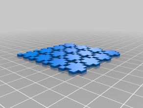 interlocking puzzle pieces pixel art puzzles multiple retromatti retromatticom 3d print model - Mito3D