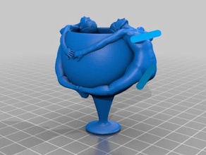 sihirli kupa interaktif sanat yetişkin nfsw iş ortamına uygun olmayan çıplak r18 3d print model - Mito3D