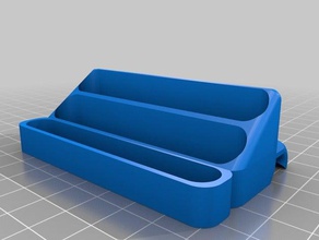 3 scrapper holder - pegboard wizard tool holders & boxes customized 3d print model - Mito3D