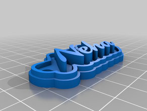 individuelle Schlüsselanhänger kundengebundene 3d print model - Mito3D