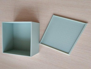 parametric storage box lid freecad containers 3d print model - Mito3D