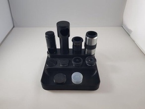 telescope eyepiece tray sport & outdoors 3d print model - Mito3D