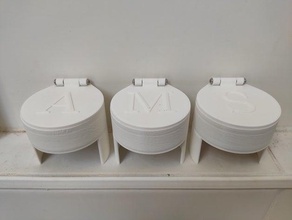 boîte à savon de la douche salle bains accessoires luxuriante l'organisation le porte-savon 3d print model - Mito3D