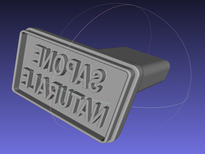 timbro par sapone naturale - timbre de savon naturel ménage le porte-savon 3d print model - Mito3D
