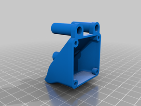 4 mm remix chimera fan alt ağızlık 3d yazıcı ekstruder 3d print model - Mito3D