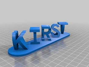 my customized dual letter blocks illusion signs & logos 3d print model - Mito3D