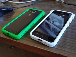 huawei y3ii lua-u22 pára-choques telefone celular de proteger ukrtelecom 3d print model - Mito3D