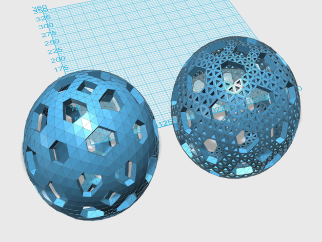 octahedral15v 2 3 4 5 16 17 19 20 33 34 35 46 47 58 121 122 123 135 arte da matemática cúpula geodésica octaédrica esfera 3D print model - Mito3D