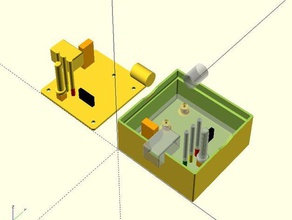 creador de cuadro s mysensors serie la puerta enlace electrónica arduino caso carcasa openscad 3d print model - Mito3D
