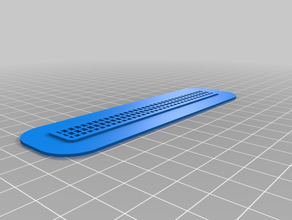 il mio personalizzato griglia di areazione 3 famiglia su misura 3d print model - Mito3D