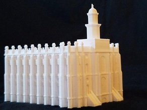 st george utah temple Kilisesi İsa Mormonlar heykeller bina Mesih kilise gün ikincisi lds Azizler sherm yapısı tapınak 3d print model - Mito3D