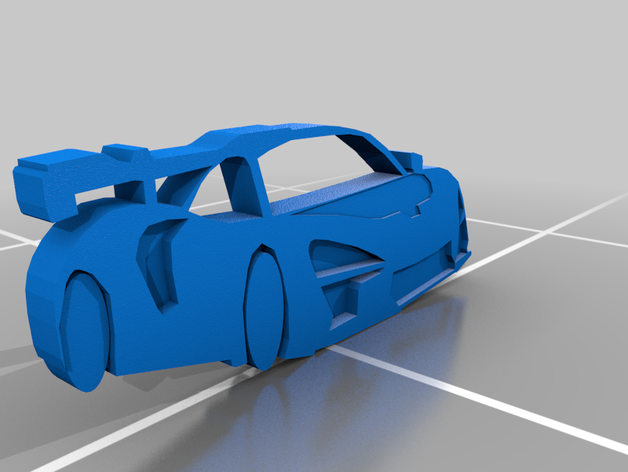 a mclaren de senna chaveiro chaveiros mochila bookbag carro carros cadeia chave veículos 3D print model - Mito3D