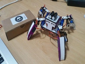 q1 robot özel diy insani loja dörtayaklı 3d print model - Mito3D