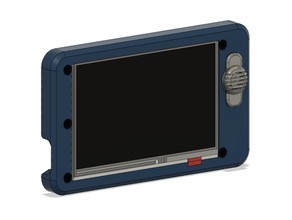 paneldue i5 mount case 3d printing duetwifi duet wifi lcd 5 5i panel due screen touchscreen 3d print model - Mito3D