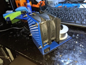 80 mm extractor de humos La impresión en 3d 3d print model - Mito3D