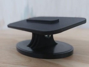 echo montrer 5 pied réglable compact base ovale les articles ménagers 3d print model - Mito3D