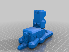tembel timsah hayvanlar 3d print model - Mito3D