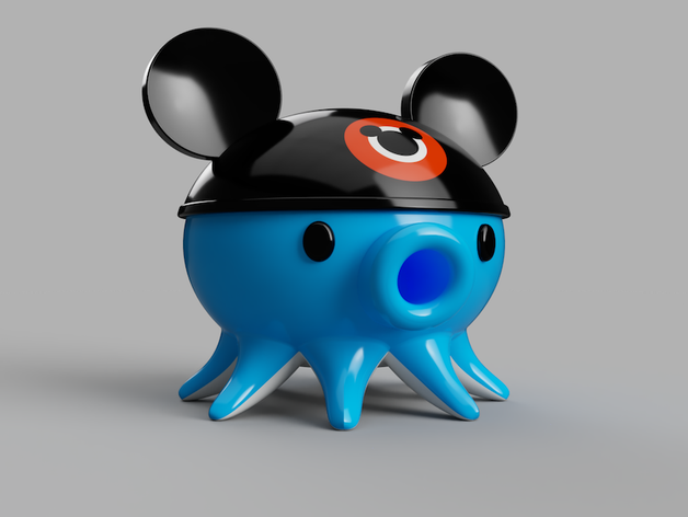 3dtakotuesday orelhas de mickey mouse chapéu brinquedos & games disney a disneyland polvo walt world 3D print model - Mito3D