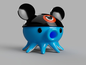 3dtakotuesday mickey mouse ears hat toys & games disney disneyland octopus walt world 3d print model - Mito3D
