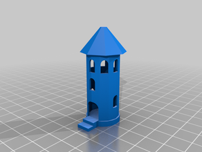 tower decor 3d print model - Mito3D