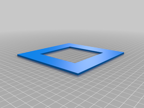 calibration square 3d printing tests 3d print model - Mito3D