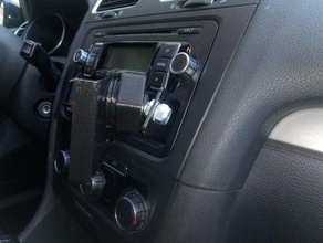 smartphone car holder giro mobile phone mount gigaset gimbal gs270 3d print model - Mito3D