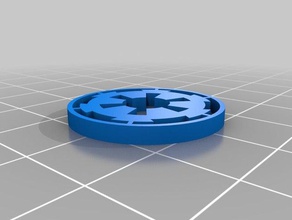 star wars shopping trolley coin 1 3d print model - Mito3D