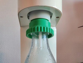 bottiglie di cristallo anziani sodastream macchine adapter v2 cucina & sala da pranzo la soda crystal 3d print model - Mito3D