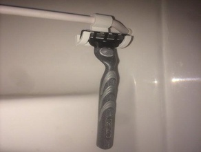 gillette mach3 razor holder bathroom 3d print model - Mito3D