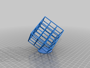 angepasste Gitter cube torture test Mathe-Kunst kundengebundene 3d print model - Mito3D