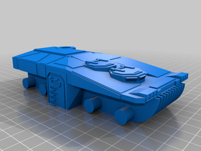 infinity inspired - basset hound transport games ifv game savage worlds tank wargaming scifi 3d print model - Mito3D