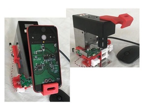reflo de aire soporte del móvil partes 3d print model - Mito3D