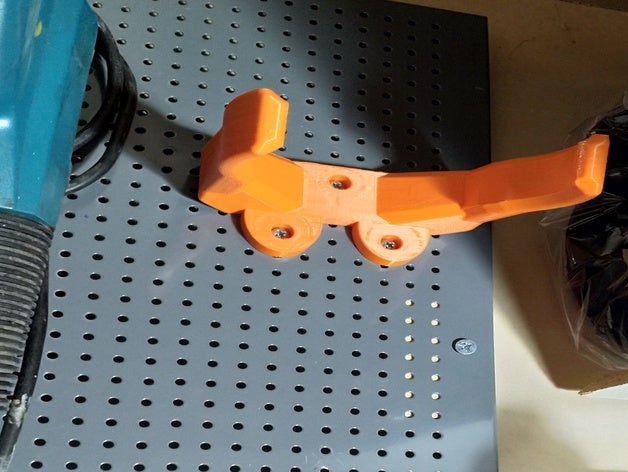 biltema tablero ryobi vacío titular portaherramientas y cajas pegboard 3D print model - Mito3D