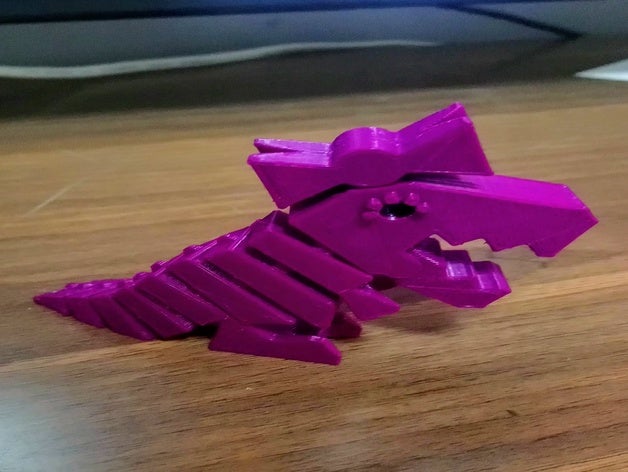 ms flexi rex toys & games hidden link 3D print model - Mito3D